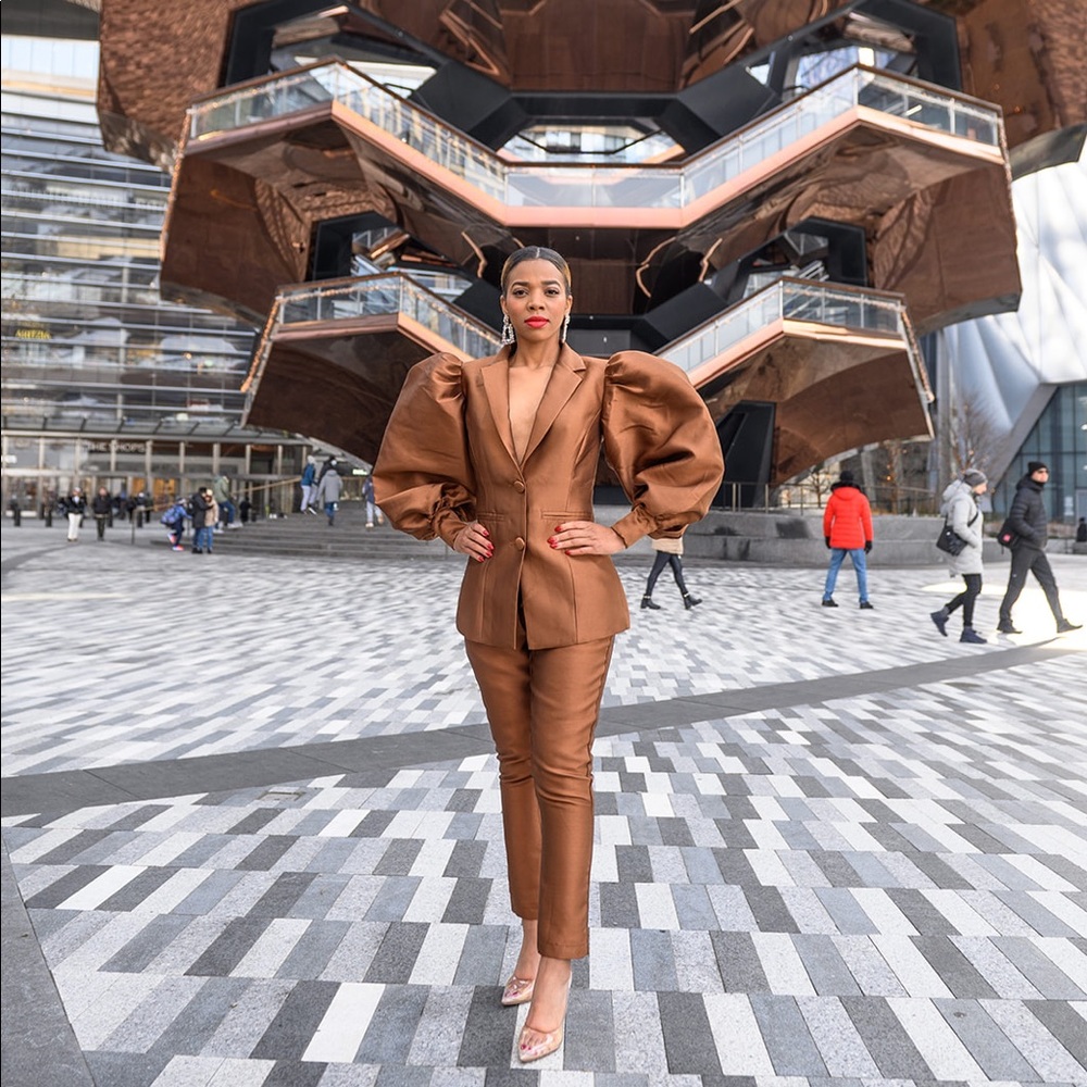 Brown Two Piece Suit